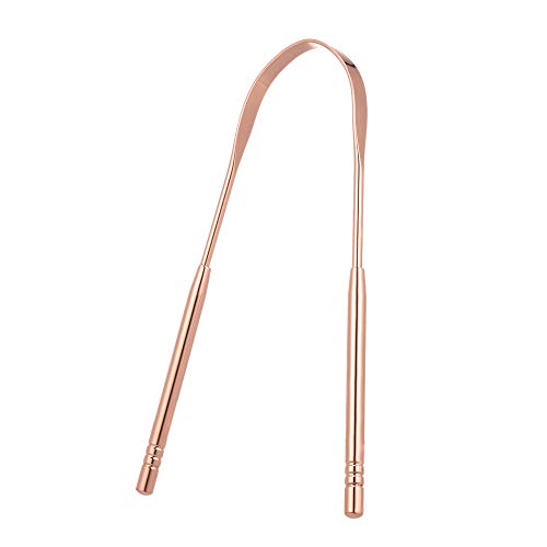 2 PCS raspador de língua de aço inoxidável limpador de língua oral escova de limpeza de língua de bo