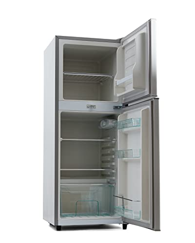 Nikai-Double-Door-Defrost-Refrigerator-Silver-NRF170DN3M-1-Year-Warranty