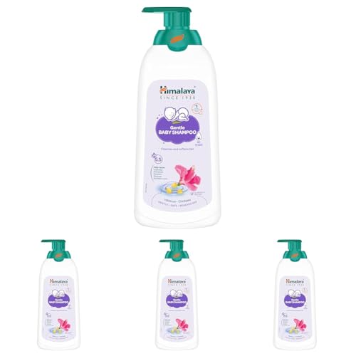Image of Himalaya Gentle Baby Shampoo 600ml | No Tears formula | Cleanses, softens and nourishes baby's hair (Pack of 4)