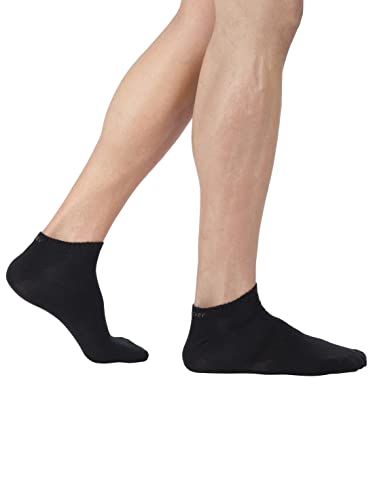 Image of Jockey 7097 Men Compact Cotton Elastane Stretch Low Show Socks With StayFresh Treatment (Pack of 3)