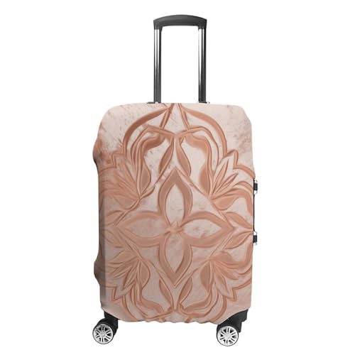 Rose Gold Luggage Cover, Washable Elastic Suitcase Cover Protector Fit 18-32 Inch Luggage