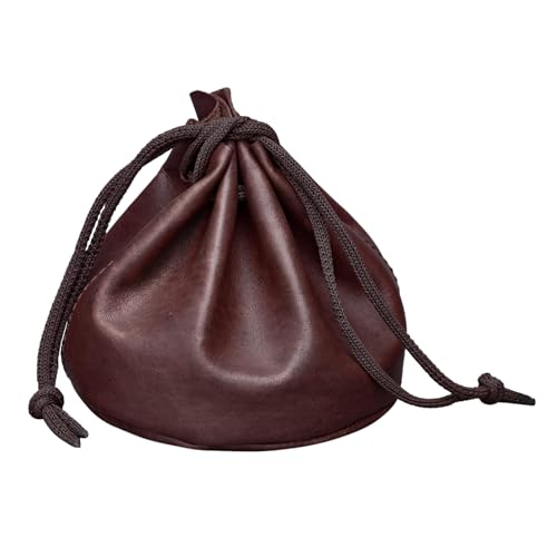 STILORD Mikkel Bolsa de Piel Vintage Estuche Monedero Billetera Media de Cuero Funda para Cambio de Monedas Cartera Color:Cognac marrón Oscuro
