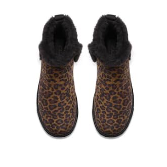 Clarks Damen Breeze Fur Stiefeletten, Textil mit Leopardenmuster, 11 – Ansicht 5
