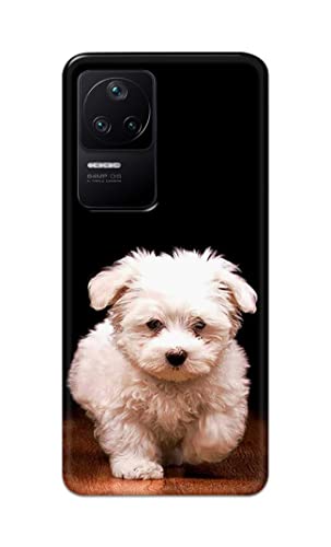 Image of PRINTFIDAA� Printed Hard Back Cover Case for Mi Poco F4 5G Back Cover (Puppy Dog) -2808
