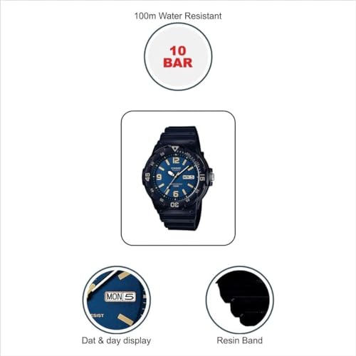 Image of Casio Youth Series Analog Blue Dial Men's Watch - MRW-200H-2B3VDF(A1184)