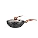 Wok do indukcji Wok z kamienia mafanowego Nieprzywierająca patelnia wok gazowy bez dymu Kuchenka indukcyjna Uniwersalna patelnia Wok 30 cm, patelnie do duszenia
