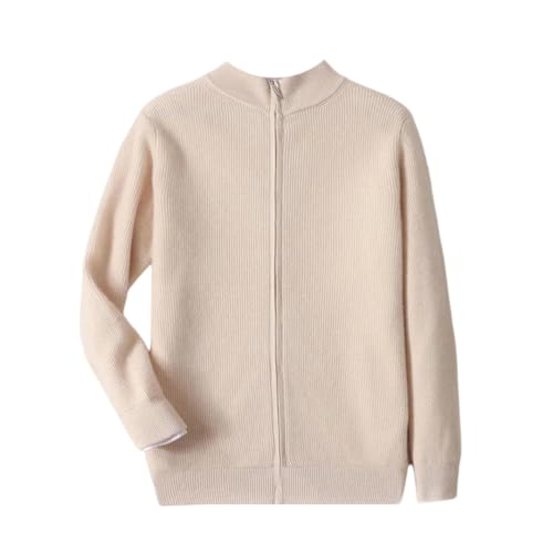 Cardigan tricoté homme à col montant zippé chaud et isolant