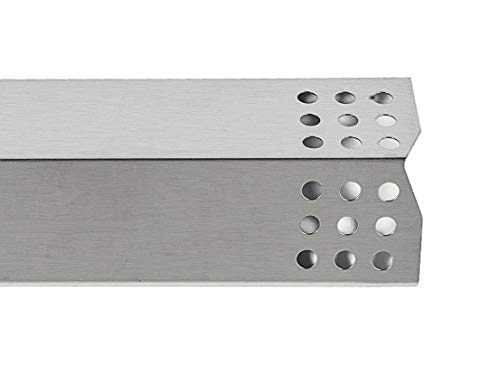 Replace parts Porcelain Steel Heat Plate, Replacement for Grill Master 720-0697, 720-0737, Nexgrill 720-0830H, 720-0783E Gas Grill Models (Stainless Steel -4pcs)