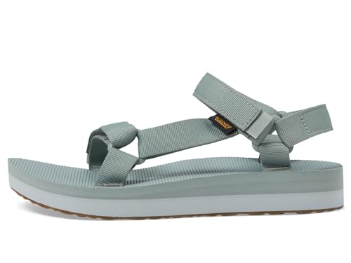 Teva Women's Midform Universal Sandal, Wrought Iron/Pearl Blue, 54