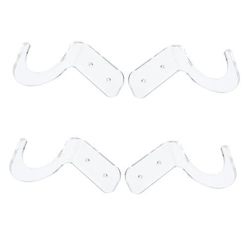 KICHOUSE Ball Baseball Bat Horizontal Rack 4pcs Baseball Bat Display Holder for Collectors