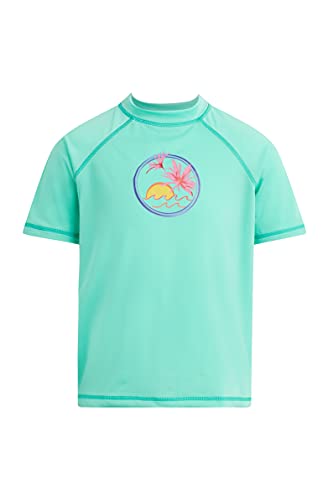 Image of Kanu Surf Girls' Karlie Rash Guard UPF 50+ Sun Protection Short Sleeve Swim Shirt