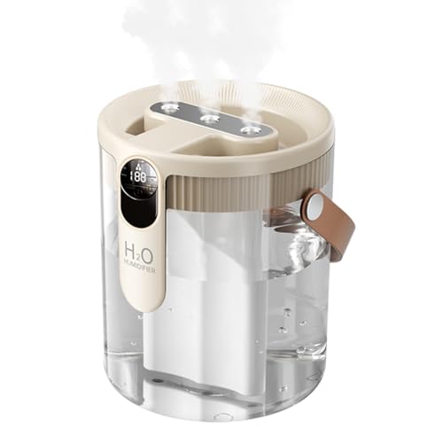 Humidificadores para Dormitorio,Difusor de Niebla de Mesa 2.5L - Nebulizador de Viaje con 5 Niveles de Niebla y 3 Boquillas - para Dormitorio, Escritorio, Viaje, Guardería y Mesilla Humidificadores para Dormitorio,Difusor de Niebla de Mesa 2.5L - Nebulizador de Viaje con 5 Niveles de Niebla y 3 Boquillas - para Dormitorio, Escritorio, Viaje, Guardería y Mesilla