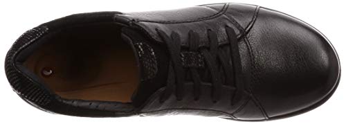 Clarks Un Adorn Lace, Zapatos de Cordones Derby Mujer, Negro (Black Combi-), 38 EU