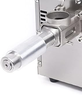 VPABES 600W Electric Oil Press Machine with Single Oil Outlets, Cold/Hot Commercial Oil Press Extractor Machine Stainless Steel Automatic Oil Maker Machine for Home Kitchen Restaurant