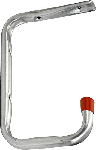 Connex Deckenhaken- Mit schützendem Gummiüberzug - verzinkt / Universalhaken / Montagehaken für Garage / Werkstatthaken / Ordnungshelfer / DY222010, 250 x 155 x 145 x 80 mm (30 kg), Silber, Rot