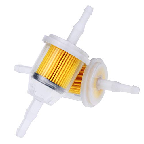 Zemoner 10 Pcs Gas Inline Fuel Filters 1/4 Inch X 5/16 Inch Small Engine Replaces Fit For Kawasaki Kohler Briggs Stratton John Deere #TOP5
