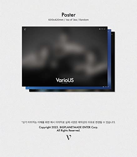 VIVIZ VarioUS 3rd Mini Album version photobook set de 3 CD