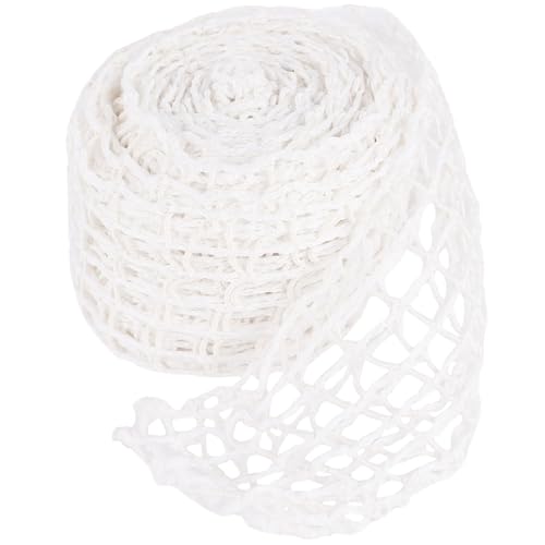 Veemoon Rollo de Red Enrollable de Poliéster para Carne de Res 5 Metros Malla Resistente para Muslos de Pollo y Salchichas Herramienta Práctica para Cocina y Embalaje de Alimentos