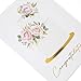 apearrie Wedding Card, Gold Foil Wedding Cards for Bride and Groom