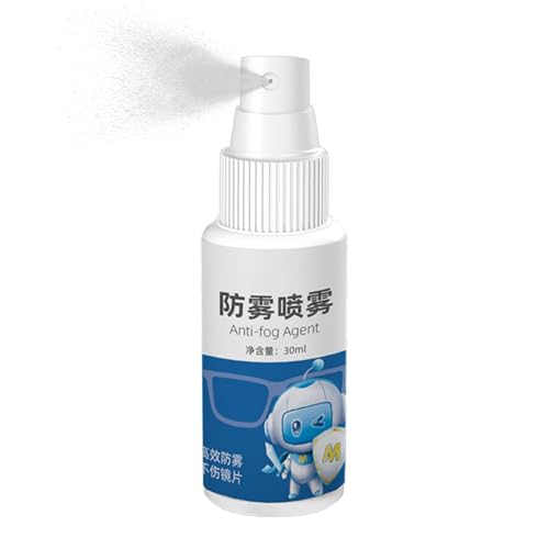 Generic Anti Fog Cleaner | Fog Resistant Spray | Eyeglass Cleaner Spray, Mild Formula 30ml Lens Cleaner and Defogger for Swim Goggles, Snorkel, Dive Eyes Cover, Refer to description