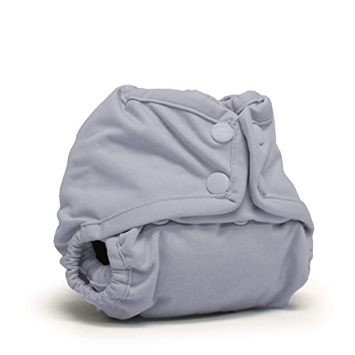 Kanga Care Rumparooz Double Leg Gusset Reusable Cloth Diaper Cover Newborn Snap | Platinum 4-15 lbs