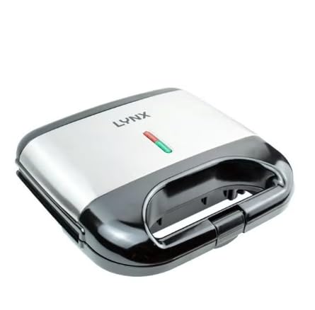 LYNX Sandwich maker with Non-Stick Surface 800W Black/Silver LY_SM_4020