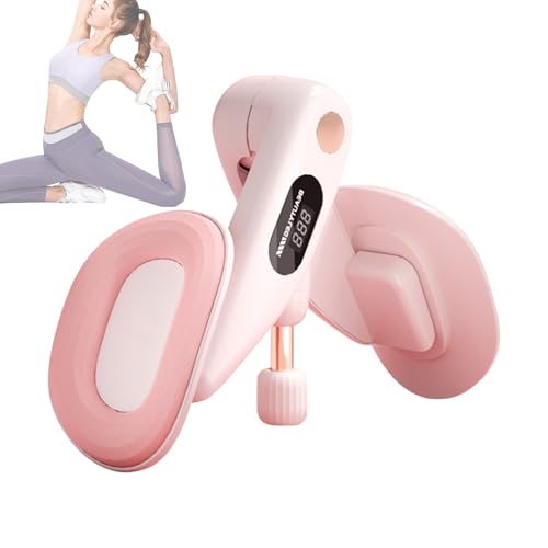 Innerer Oberschenkel-Toner - HIP Beckentrainer mit Zähler, verstellbares Widerstands-Fitnessgerät | Beckenboden-Widerstandsmaschine, Heimtrainingsgeräte, gl