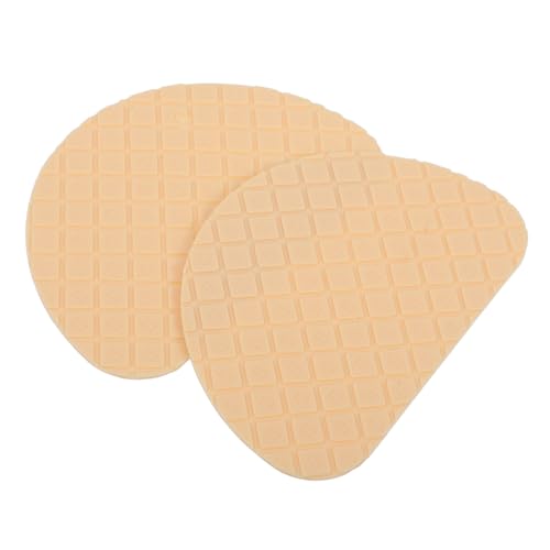 FOMIYES 1 ペア 滑り止めソールパッチ スニーカーソールプロテクター 防ぐ ノイズリダクションスニーカーパッド 滑り止め靴パッド シリコン、接着剤 260U Beige