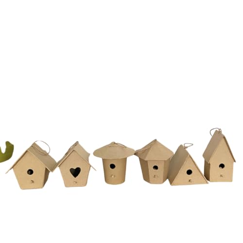 Lot de 6 nichoirs en Carton à Personnaliser