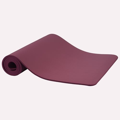 Image of BalanceFrom GoYoga All-Purpose 1 /2-Inch Extra Thick High Density Anti-Tear Exercise Yoga Mat with Carrying Strap