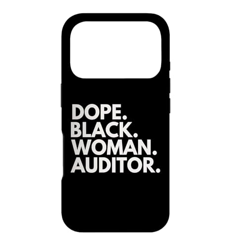 Dope Black Woman Auditor Empower Professional �X�}�z�P�[�X iPhone 17 Pro �p