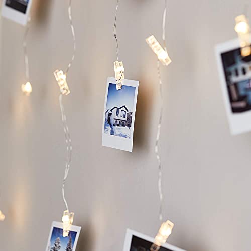 Lights4fun Tenda Luminosa di 128 Micro LED Bianchi...