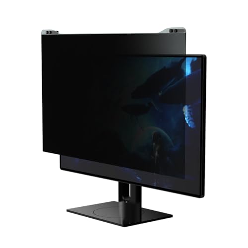 Docooler Computer Privacy Screen Filter, Hanging Screen Filter Compatible Widescreen Computer Monitor with Aspect Ratio 16:9, Anti-Glare Privacy Screen Protector for 20-32 Inch Monitor (Inch Optional)