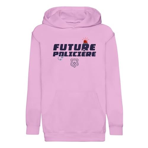 Sweat future policière enfant coupe premium et finitions soignées