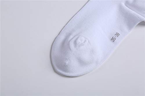 Image of EABERN Womens Thin Cotton Socks,Soft Breathable Casual Above Ankle Crew Socks 6 /9 /12 Pairs