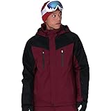 PONTAPES(ポンタぺス) スキーウェア ジャケット メンズ レディース 全9色 XS-3XL 耐水圧20,000mm POJ-361ST レッド Mサイズ スノーウェア 男性用 女性用 滑雪服