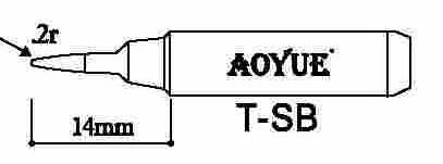 Conical Type Soldering Tip T-Sb #TOP1