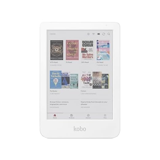 Kobo Clara Colour | Colour eReader | 6" Glare-Free Colour and Ink Kaleido 3 Display | Dark Mode Option | Waterproof | Audiobooks | 16GB of Storage (White)