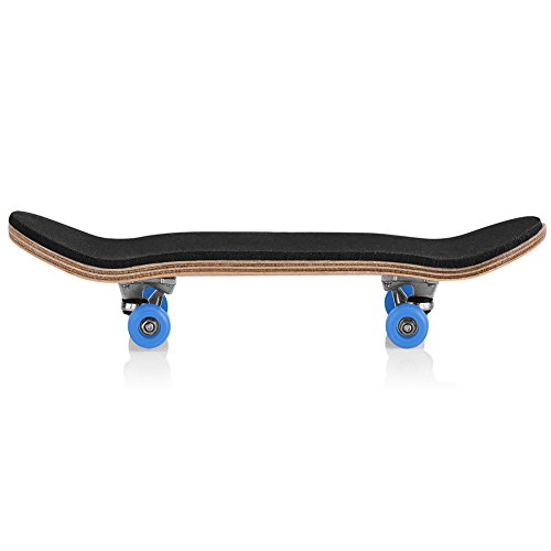 Mini Skateboards For Fingers, Maple Wooden+Alloy Fingerboard Finger Skateboards With Box Reduce Pressure Kids Gifts, Finger Toy Skateboards(Dark Blue) #TOP1