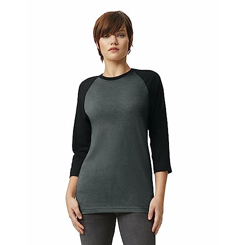 American Apparel Adult CVC Raglan T-Shirt, Style G2003CVC, 2-Pack3