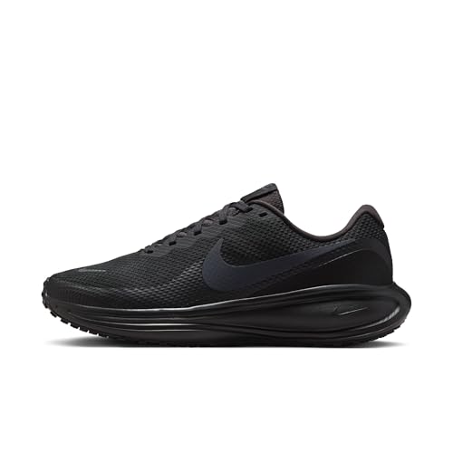 Nike Women's Revolution 8 Road Running Shoes, Black/Anthracite, 7.5