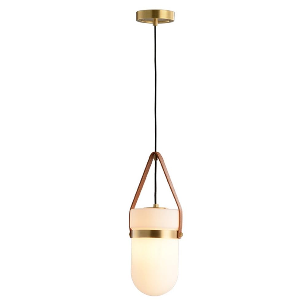 Lampe suspendue îlot de cuisine GYORI dôme blanc luminaire suspendu moderne LED 8W chambre