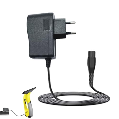 5,5V Chargeur pour Karcher Lave Vitre WV2, WV 2 Plus, WV1, Cable Alimentation pour Nettoyeur Lave Vitres Kärcher WV60, WV70, WV75, WV5, WV55 Adaptateur...