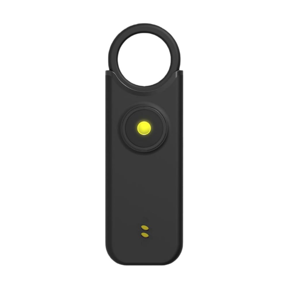 L'alarme V2 Acier Premium Alarme Personnelle Mini 135dB Autodéfense avec Lumière LED pour Femmes, Enfants et Personnes âgées