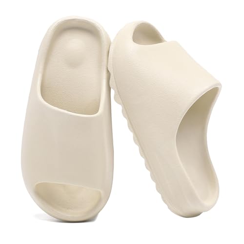 Zenithra Cloud Slides Women Men Platform Slippers Non-Slip Quick-Dry Lightweight Summer Sandals Thick Sole EVA Bathroom Shower Shoes for Indoor Outdoor Beach Pool Yoga