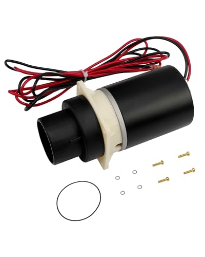 Jabsco Pump Macerator, 37072-0092, Marine Toilet Motor Assembly Kit, Compatible with Jabsco 37045, 37245, 37055, 37255, 37075, 37275, Boat Yacht Quiet Flush Toilet Electric Macerating, 12-Volt/12v