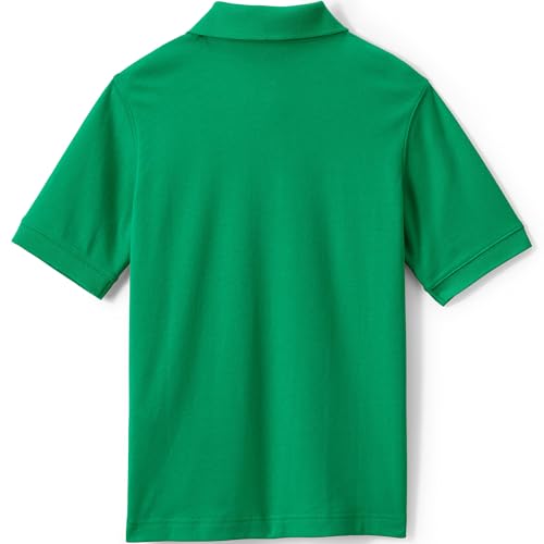 Image of Lands' End School Uniform Kids Short Sleeve Interlock Polo Shirt