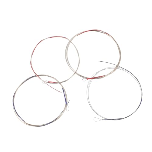 VICASKY 4pcs Chinese Pipa Strings Full Set Thread Nichrome Wire Portable Practice Strings
