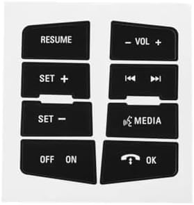 Car Air Conditioning Dash Button Sticker for Ford Focus 2008-2010,Radio Dash Buttons Decal Replacement Stickers Auto Interior Accessories