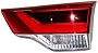 For Toyota Highlander Tail Light Assembly 2017 2018 2019 Passenger Side | Inner | Clear Lens | Hybrid | TO2803139 | 81580-0E120